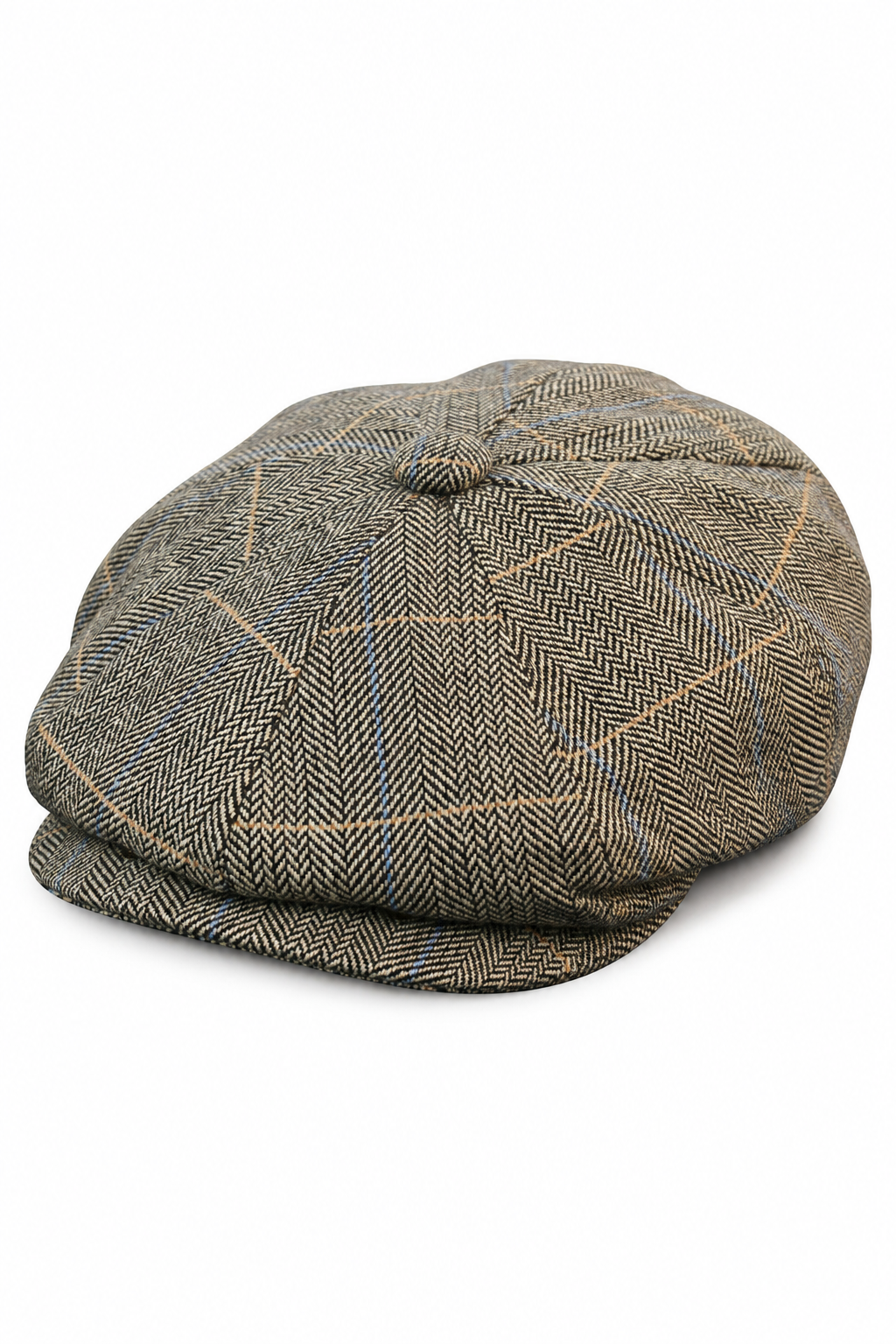 Мъжка туид карирана шапка Peaky Blinders