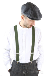 Mens Vintage Trouser Braces/Suspenders - Many Colours
