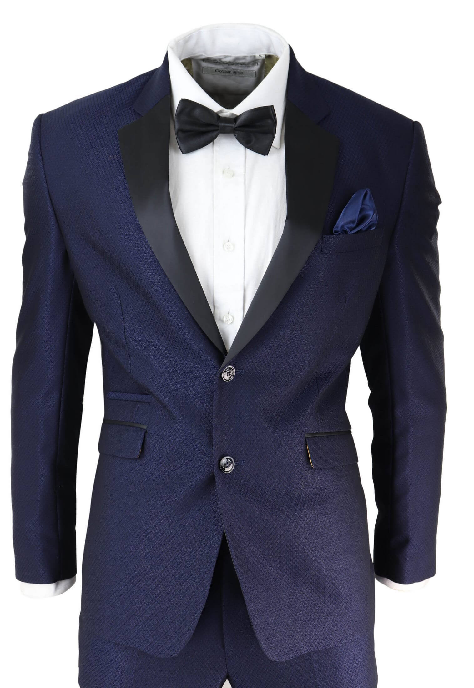 Mens Blue Tuxedo Dinner Suit