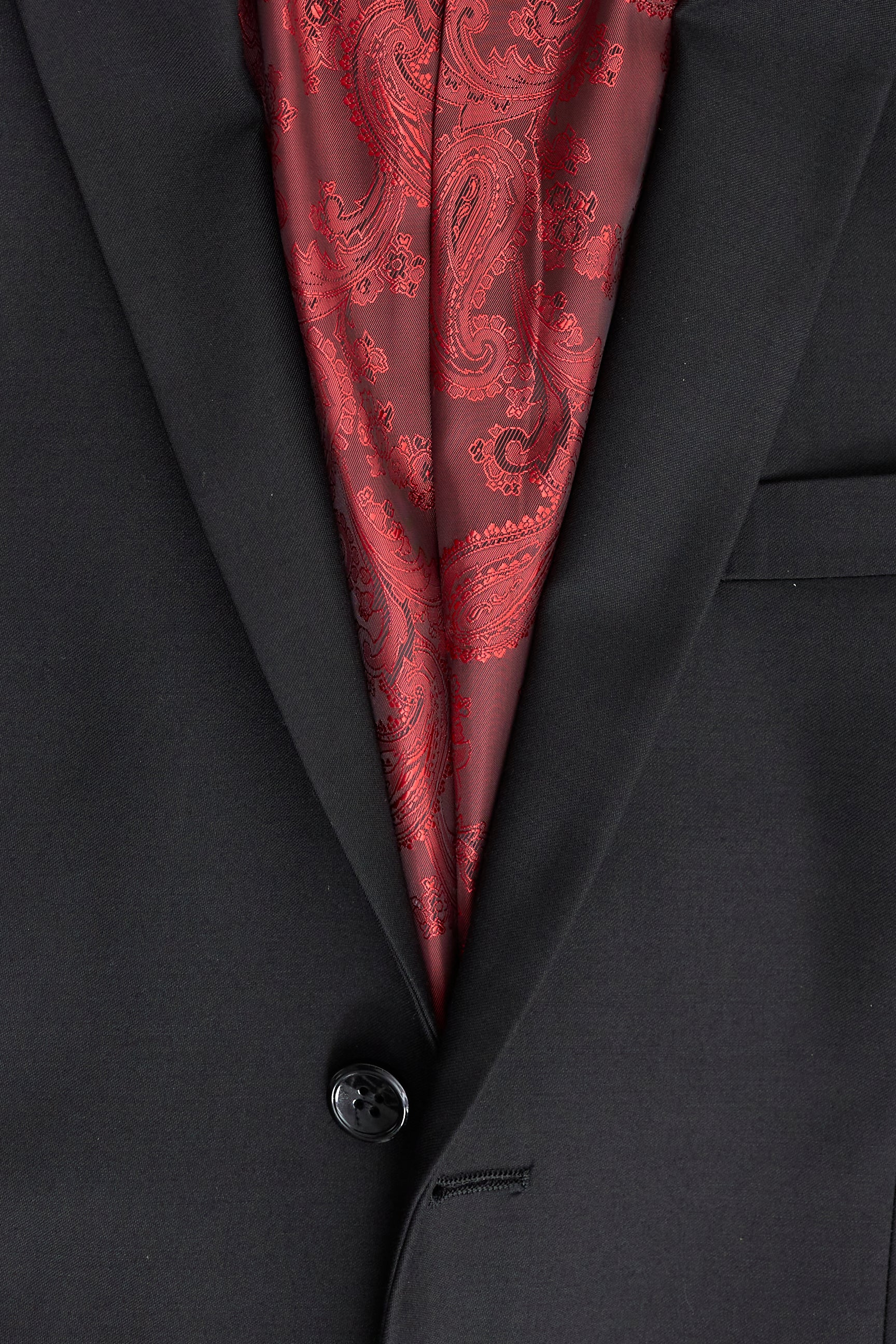 Пол Андрю Паркър - Мъжки костюм от 3 части, черен, с прилепнала кройка, класически, за траур на вратаря, погребение