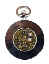Automatic Mechanical Vintage Pocket Silver Watch