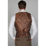 Ralph - Men's Tweed Brown Waistcoat