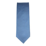 Men's Tie Pocket Sqaure Set Formal Solid Necktie - Sky Blue