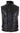 Mens Real Leather Waistcoat Gilet Quilted Puffer Design Warm Zip Casual Black