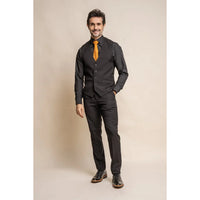 Marco - Men's Classic Black Waistcoat